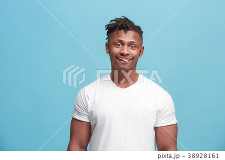 The squint eyed afro-american man with weird 38928161