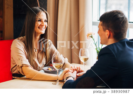Happy young couple taking selfie with smart phone 38930987