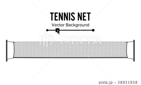 Tennis Net. Realistic Net Used In The Sport Game 38931938