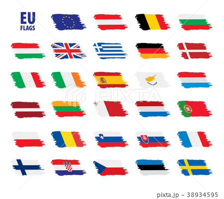flags of the european union 38934595