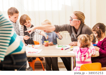 Children are painting Children are painting 38935253