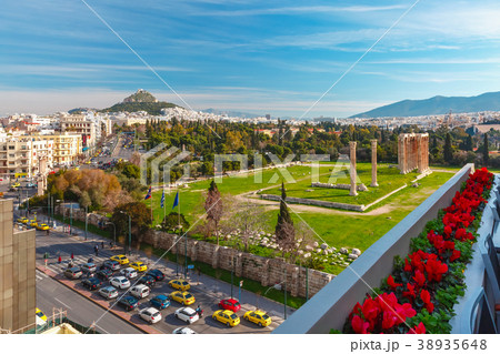 Aerial city view in Athens, Greece Aerial city view in Athens, Greece 38935648