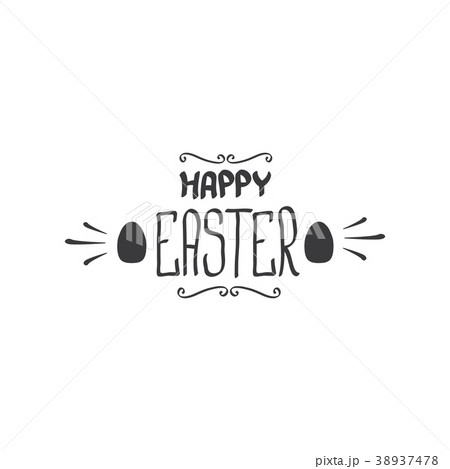 happy easter text lettering isolated on white happy easter text lettering isolated on white 38937478