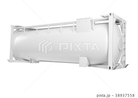 Tanker with ladders 3d illustration 38937558