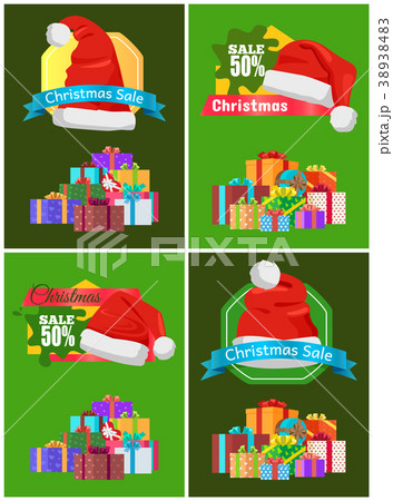 Sale 50 for All Christmas Goods Promo Posters 38938483