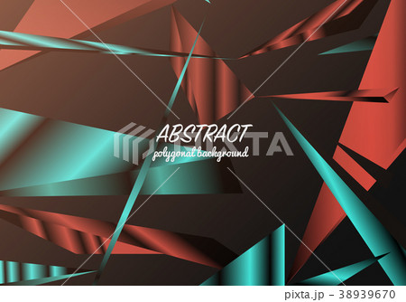 Abstract polygonal background, triangles mosaic 38939670