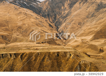 high Caucasus mountains and slopes high Caucasus mountains and slopes 38942029