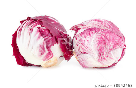 Radicchio, red salad isolated on white background 38942468