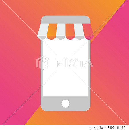 Smart phone mobile store business template icon Smart phone mobile store business template icon 38946135