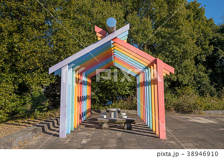 国営　武蔵丘陵　森林公園　雅の広場　休憩所 38946910