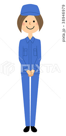 作業服の女性 38946979