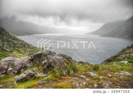 Mountain hiking in Norway 38947308