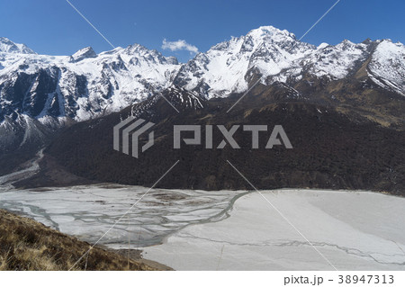 Mountain landscape in Nepal 38947313