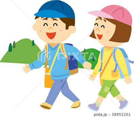 遠足のイラスト素材 3521