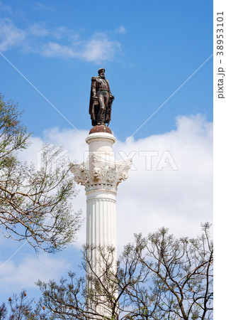 Statue of Don Pedro IV on the Don Pedro square Statue of Don Pedro IV on the Don Pedro square 38953101
