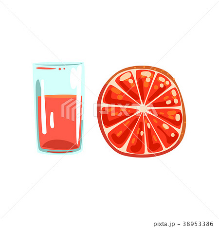 Grapefruit fruit juice, glass of natural Grapefruit fruit juice, glass of natural 38953386
