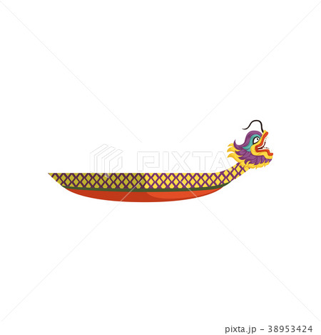 Dragon Boat, colorful symbol of Chinese Dragon Boat, colorful symbol of Chinese 38953424