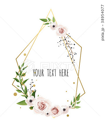 Greeting design with beautiful spring flowers. Greeting design with beautiful spring flowers. 38954077