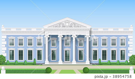 The classic facade of a public building The classic facade of a public building 38954758
