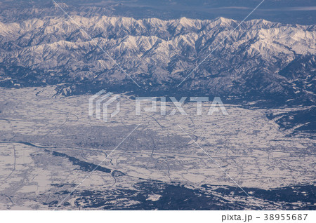 冬の立山連峰 38955687