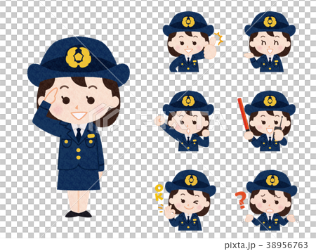 Female police officer _ variation Female police officer _ variation 38956763