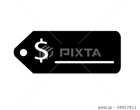price tag icon vector. price tag icon on white. price tag icon vector. price tag icon on white. 38957811