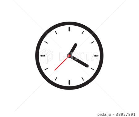 Clock icon vector illustration design 38957891