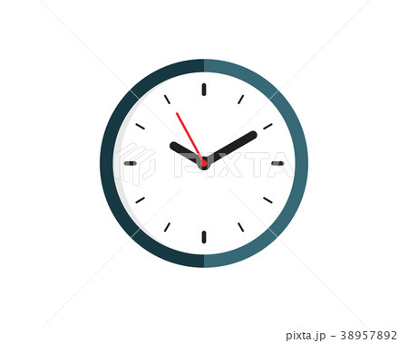 Clock icon vector illustration design 38957892