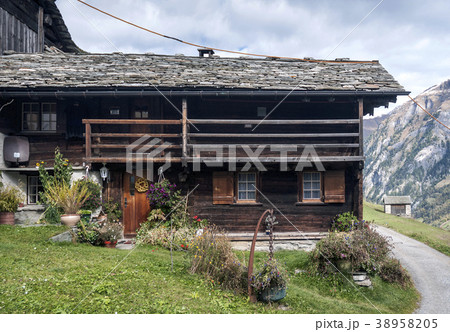 swiss alps houses in vals village switzerland 38958205