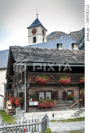 swiss alps houses in vals village switzerland 38958212