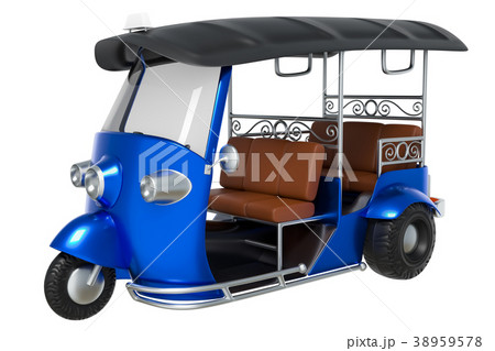Tuk Tuk, Thai traditional taxi 38959578