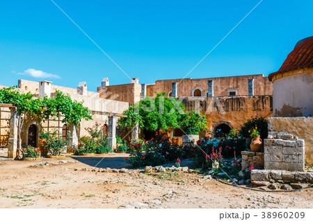 Basilica of Arkadi Monastery on Crete Island Basilica of Arkadi Monastery on Crete Island 38960209