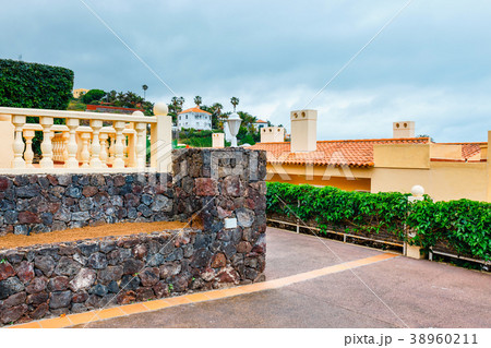 Lounge area at luxury hotel, Tenerife  38960211
