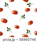 Seamless pattern of colorful tomatoes 38960746