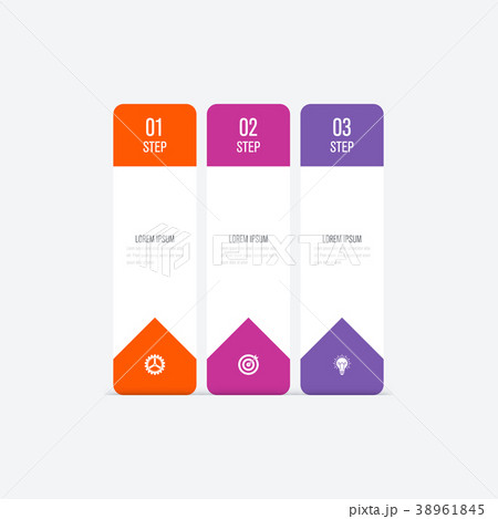 Vector illustration infographics 3 options Vector illustration infographics 3 options 38961845