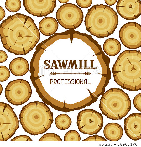 Background with wood stumps. Design for forestry Background with wood stumps. Design for forestry 38963176