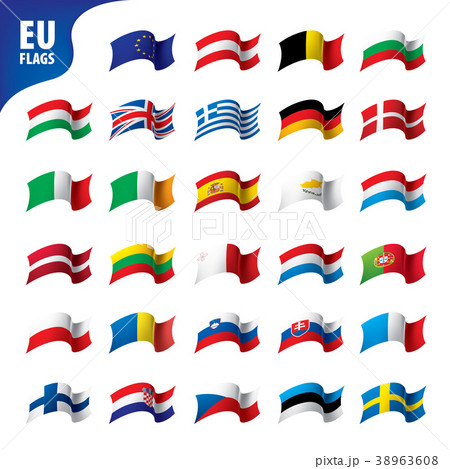 flags of the european union 38963608