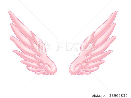 翼のイラスト 羽 羽根 翼 鳥 天使のイラスト素材 38965332 Pixta