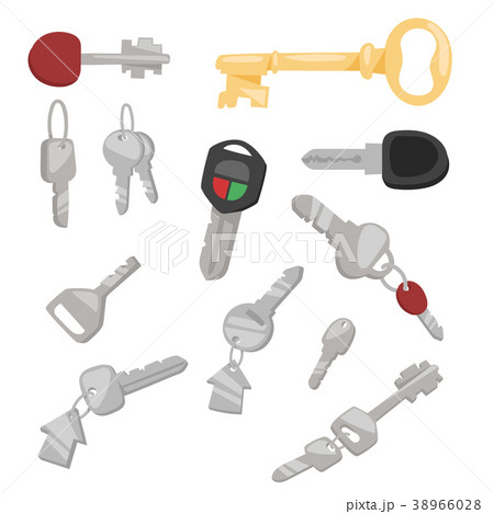 Door key vector illustration access household tool 38966028