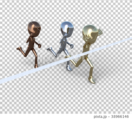 Goal image perming3DCG illustration material Goal image perming3DCG illustration material 38966146