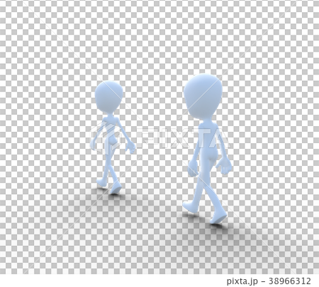 ストーカーイメージ　perming3DCGイラスト素材 38966312