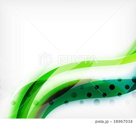 Vector colorful wavy stripe on white background 38967038