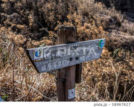 鳥取県の絶景ジオパーク　必見の美しい浦富海岸　山陰海岸国立公園　世界ジオパーク 38967627