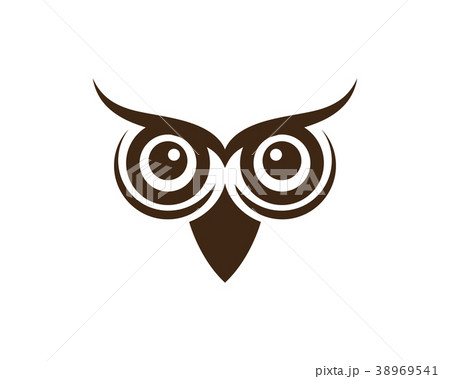 owl bird illustration logo template 38969541