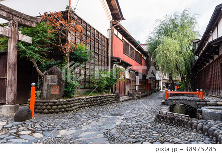 郡上八幡　やなか水のこみち 38975285