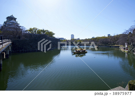 大阪城と大阪城御座船 大阪城と大阪城御座船 38975977