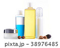 Argan products on white background 38976485