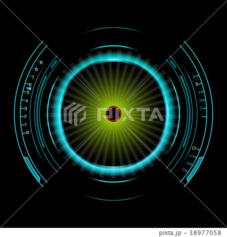 Speedometer isolated on black Speedometer isolated on black 38977058