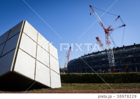 2018年1月の新国立競技場 2018年1月の新国立競技場 38978229