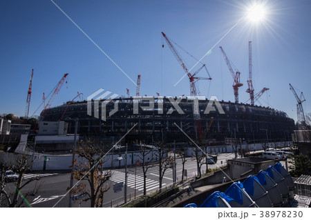 2018年1月の新国立競技場 2018年1月の新国立競技場 38978230